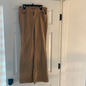 J Brand corduroy flare leg jeans